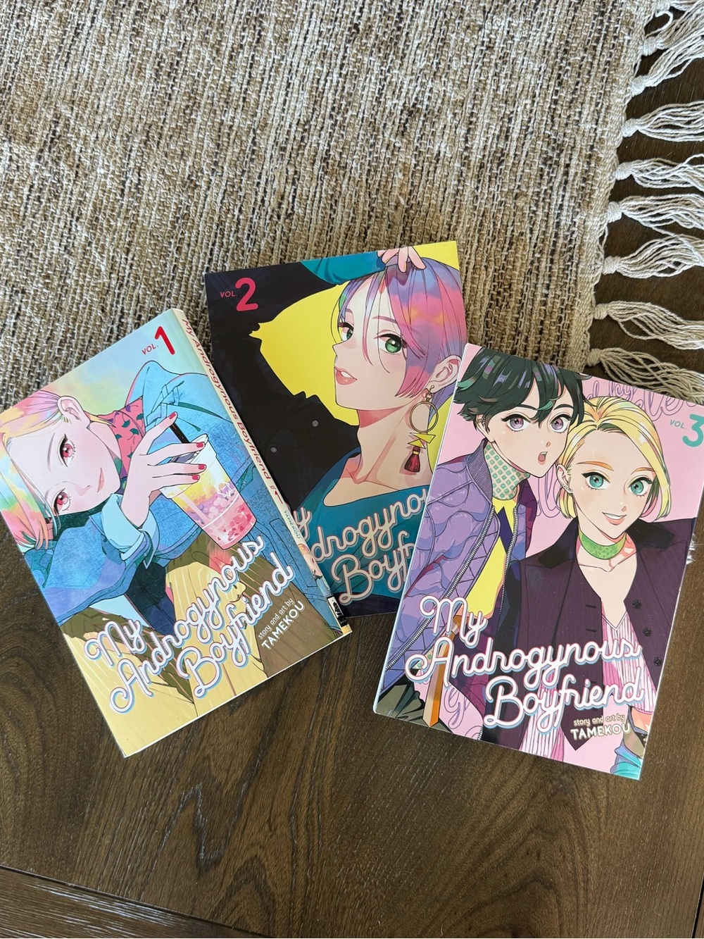 My Androgynous Boyfriend Volumes 1-3 Manga Set